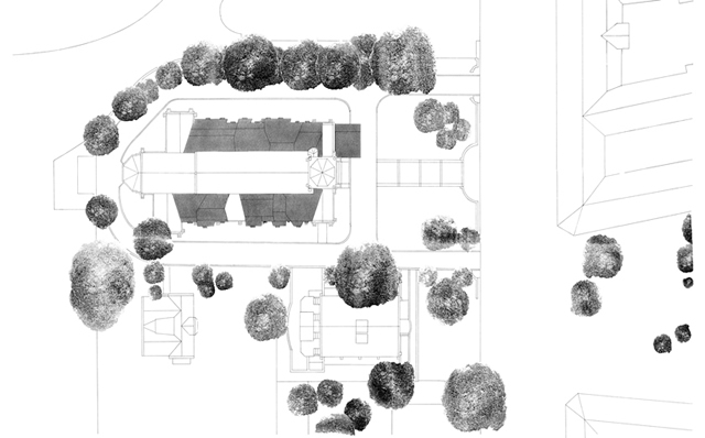 Site plan drawing